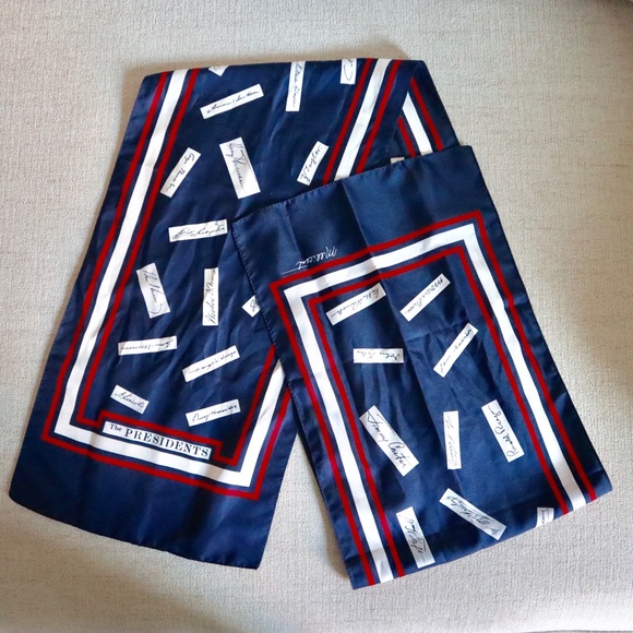 Vintage The Presidents neck scarf - Picture 4 of 6
